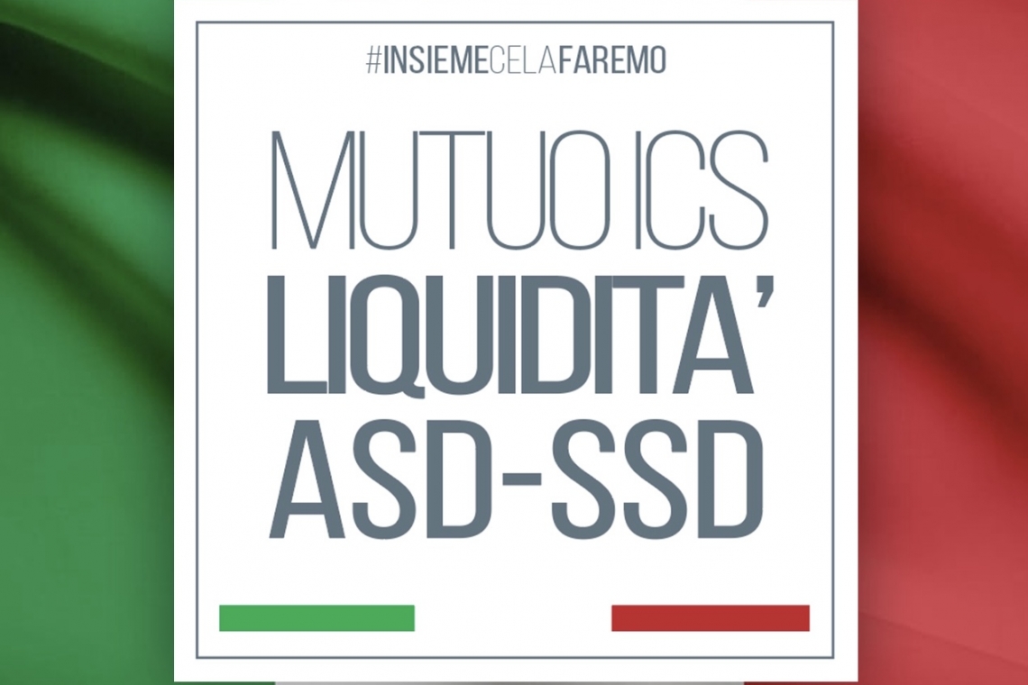 ASD e SSD: la seconda misura Mutuo Liquidità dell’Istituto per il Credito Sportivo consente di accedere a finanziamenti a tasso zero