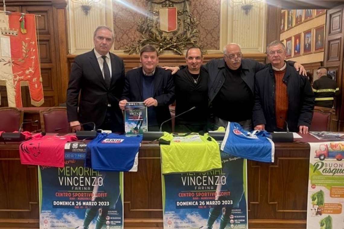 Torneo "Solidalinsieme": domenica 26 marzo a Bari il tradizionale memorial "Vincenzo Farina" organizzato da Agebeo