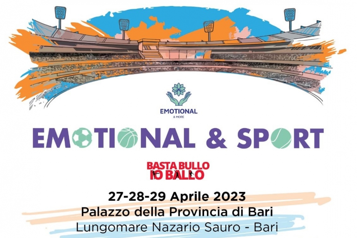 Emotional & Sport: da oggi a Bari via all'iniziativa per combattere il bullismo attraverso lo sport