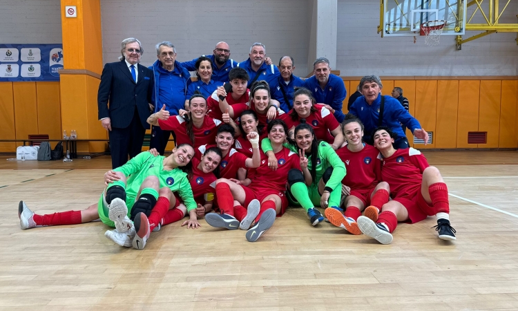 La Puglia sfiora l’en plein nella seconda giornata del TDR di Calcio a Cinque in Calabria: vincono Allievi U17 e Femminile