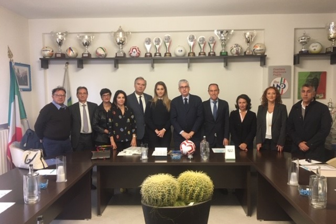 La Commissione Sport del Comune di Bari in visita al C.R. Puglia LND