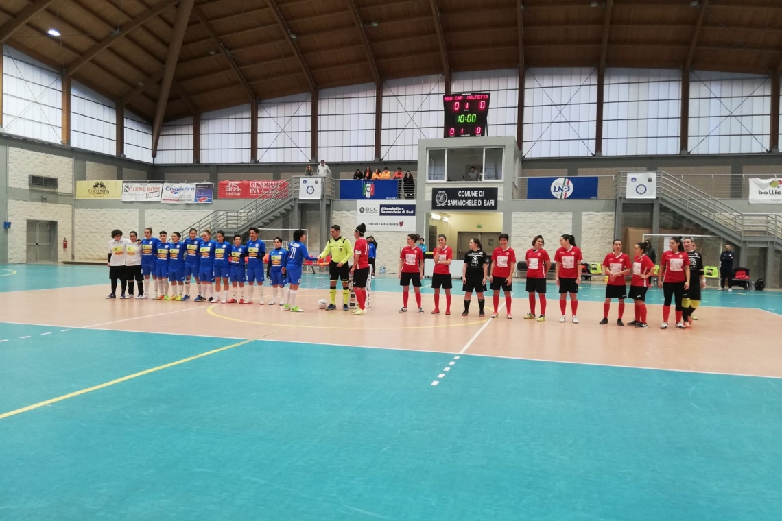 Calcio a 5 femminile: si chiude la prima giornata di ritorno 