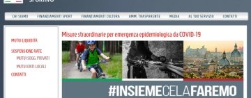 ICS: nuovi mutui liquidità per associazioni e società sportive dilettantistiche 