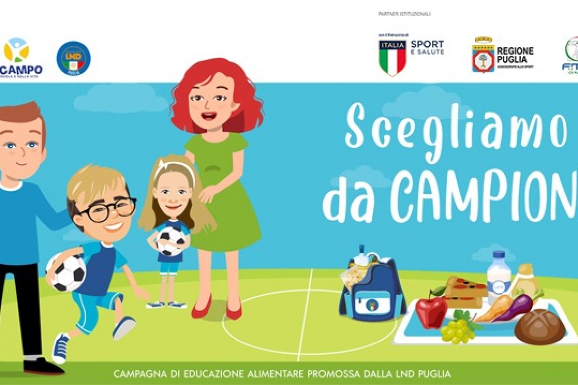 Lnd Puglia e Aqp insieme nella lotta contro l'obesità infantile