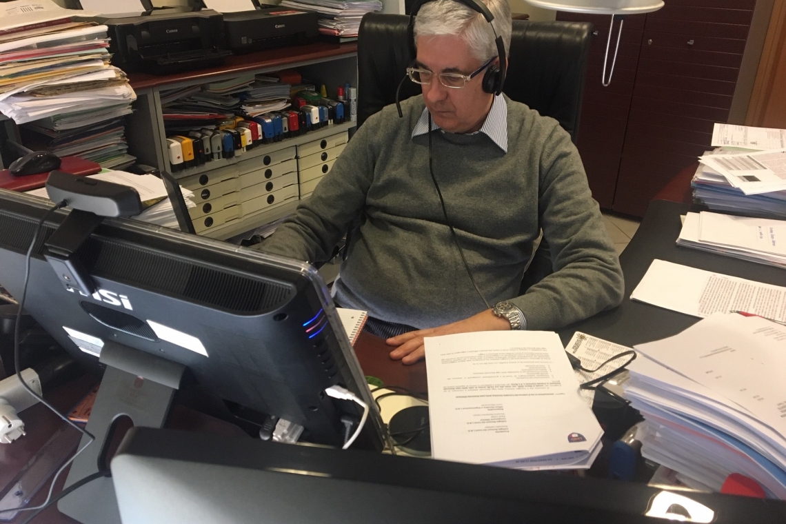 Il Presidente Vito Tisci si è riunito in videoconferenza con la Commissione Sport del Comune di Bari