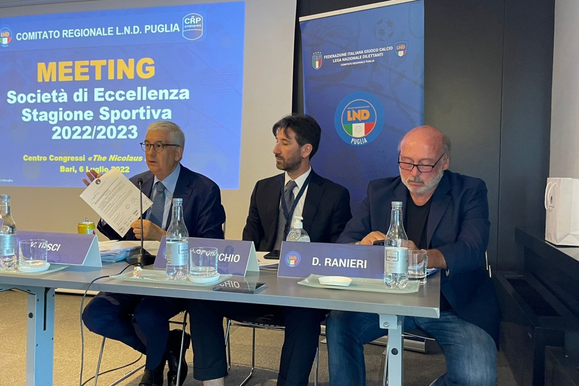 Grande partecipazione al Meeting delle Società di Eccellenza: proposte varie soluzioni per individuare il nuovo format del campionato regionale
