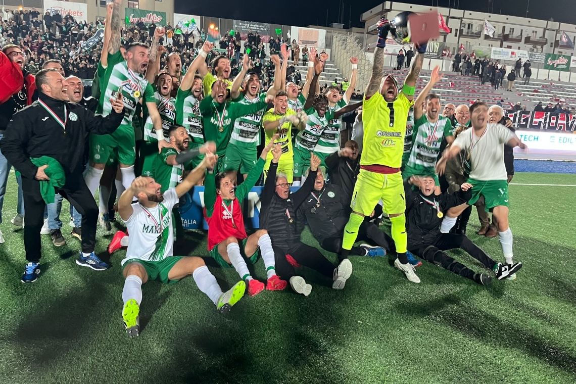 Finale Coppa Italia di Eccellenza: nella gara di ritorno vince il Manduria. Battuto il Molfetta a domicilio 