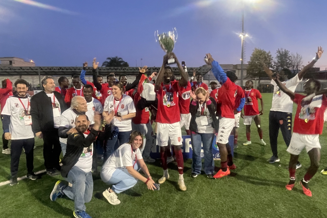 Coppa Italia di Promozione: la Rinascita Refugees scrive la storia nella finalissima di Leverano