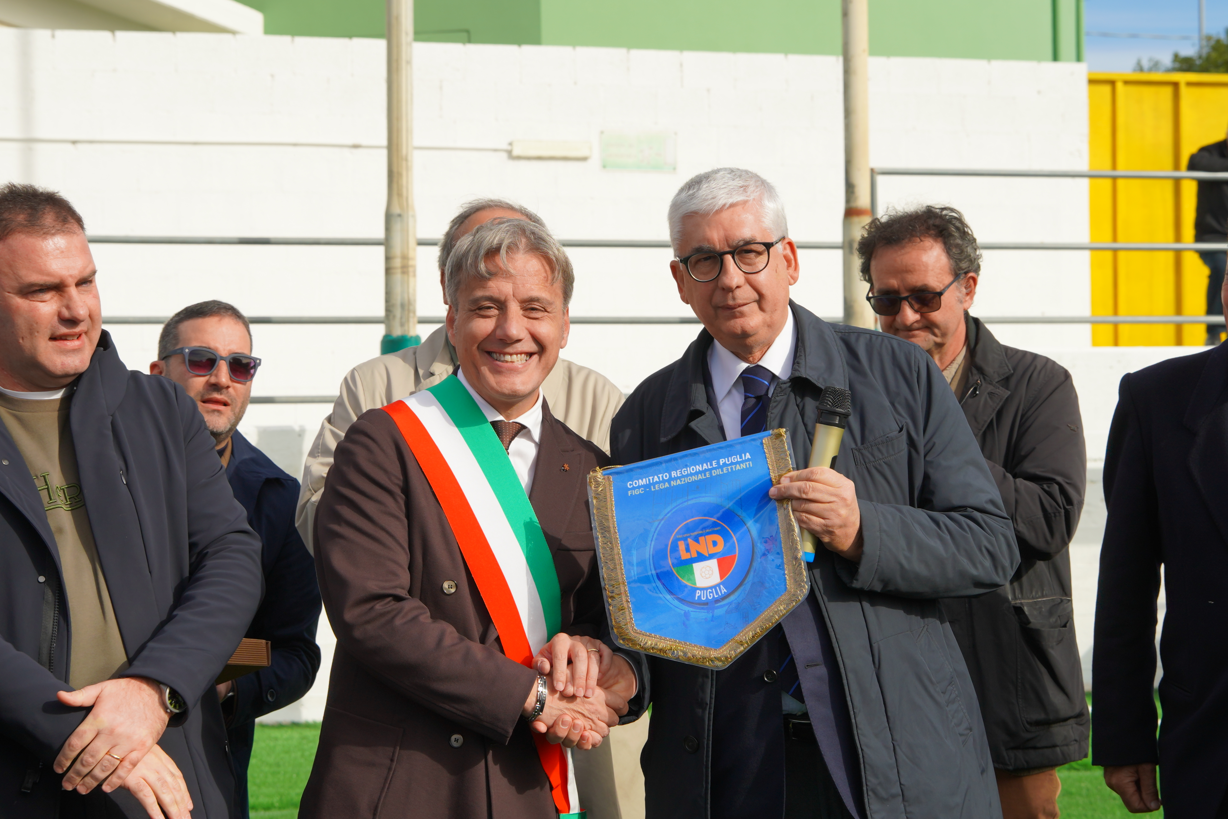 Riaperto il “De Luca Resta”: Noci torna a giocare nel suo stadio. Cerimonia alla presenza del presidente Tisci