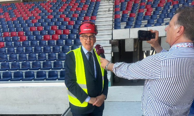 Taranto 2026, sopralluogo della LND Puglia allo Stadio 