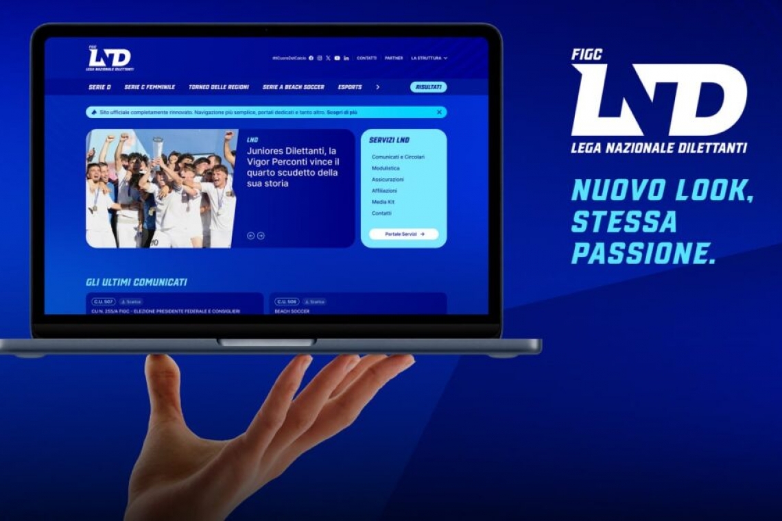 La LND svela la nuova identità visiva e sito web rinnovato