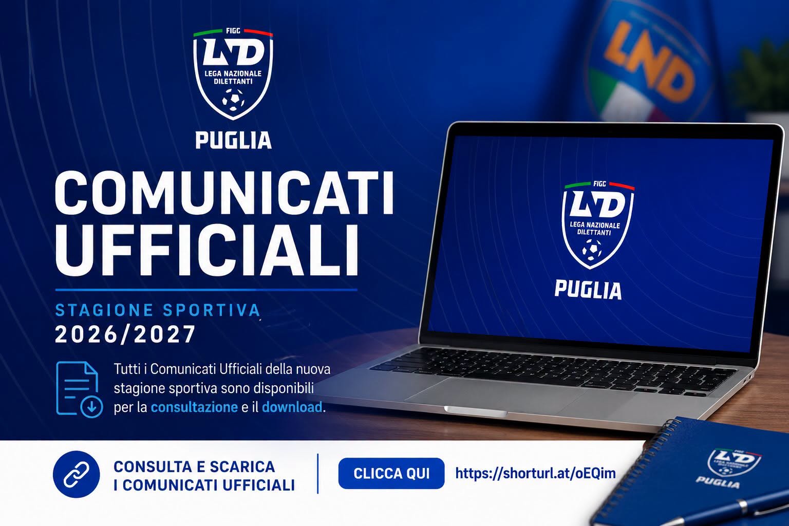 Comunicati Ufficiali 2026/2027: on line i primi documenti della nuova stagione sportiva 