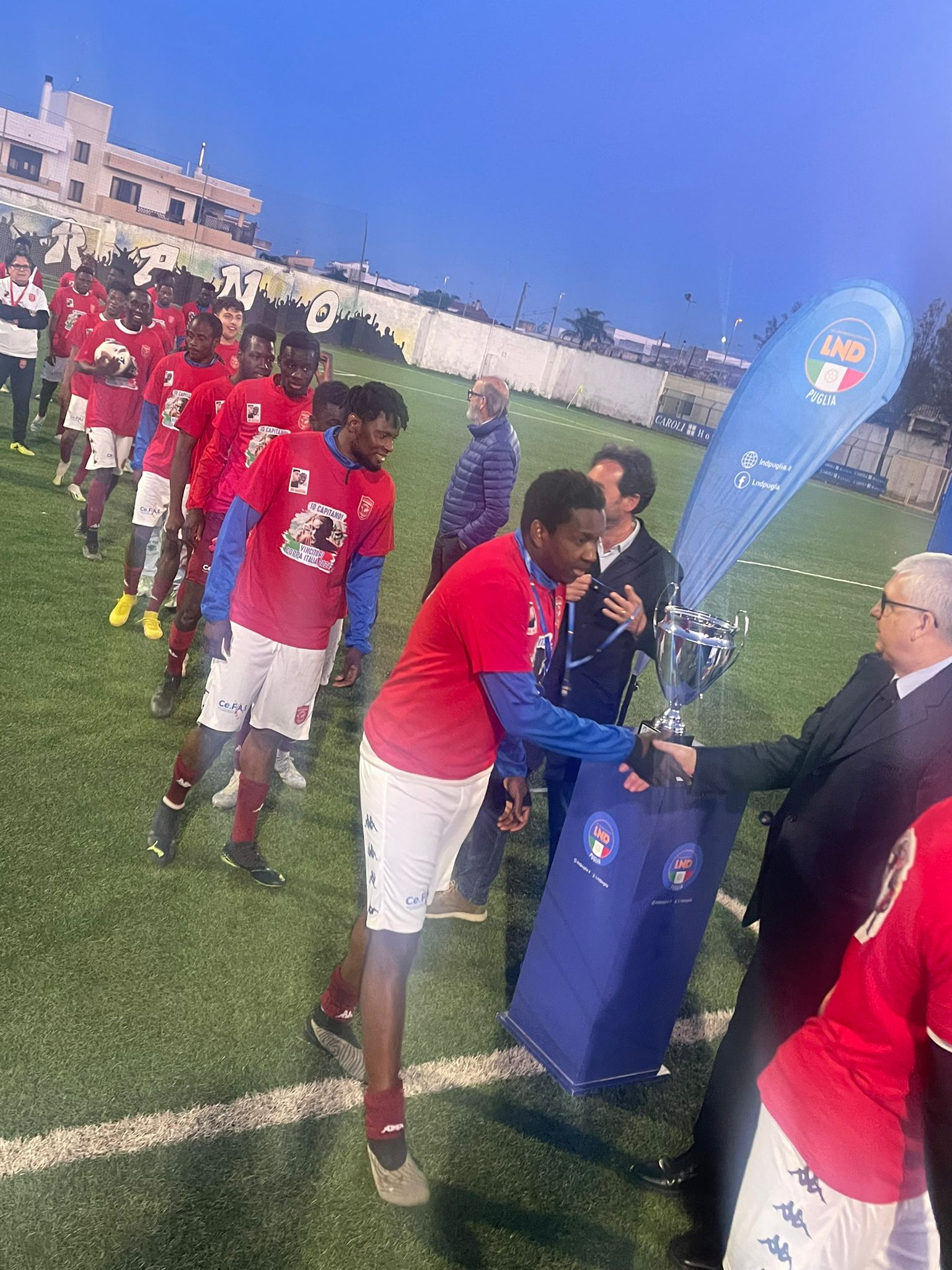 Leverano premiazione Refugees